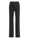 Saint Laurent Nico Jeans In Berlin Denim In Black