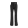 Saint Laurent Nico Jeans In Berlin Denim In Black