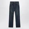 Saint Laurent Nico Jeans In Heritage Indigo Denim In Blue