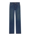 Saint Laurent Nico Low-rise Jeans In Animal Print