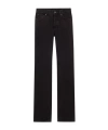 Saint Laurent 90s Style Slim-fit Jeans In Black Rock Denim In Black