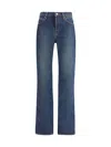 Saint Laurent Nico Low-rise Jeans In Blue