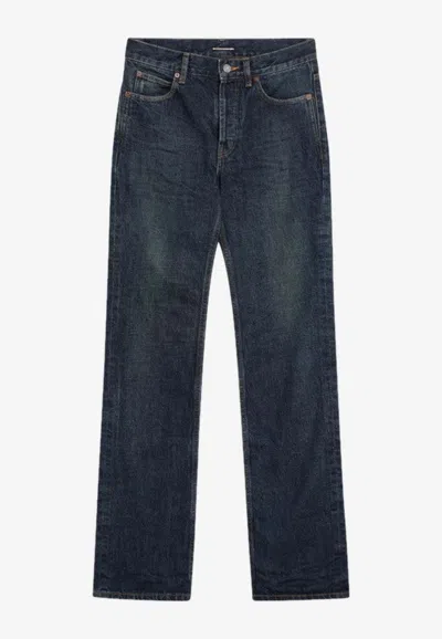 SAINT LAURENT NICO STRAIGHT-LEG JEANS