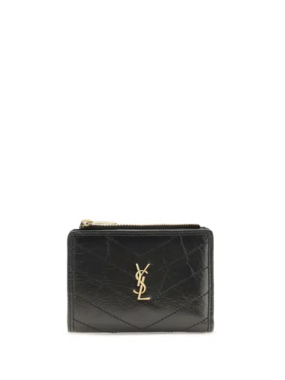 Saint Laurent Niki Bifold Wallet In Black