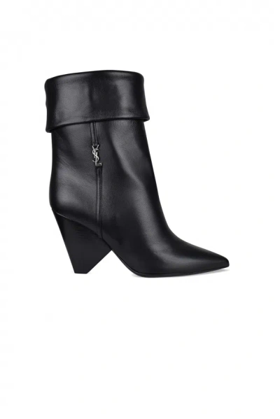 Saint Laurent Niki Boots In Black