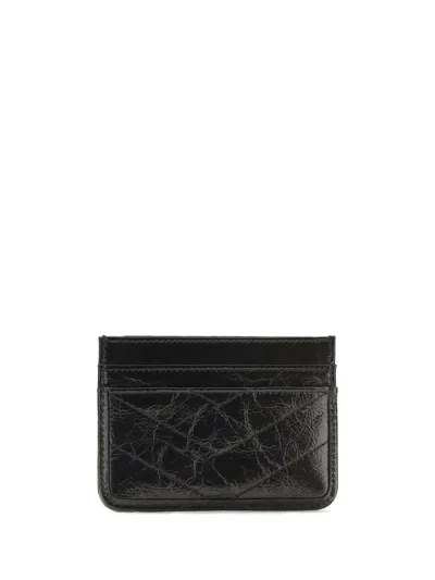 Saint Laurent Niki Card Case In Black