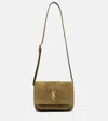 Saint Laurent Niki Cassandre Suede Shoulder Bag