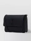 Saint Laurent Niki Crossbody Bag With Quilted Foldover And Chain Strap In Black