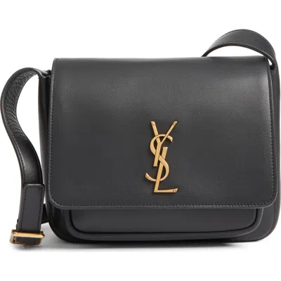 Saint Laurent Niki Leather Crossbody Bag In Black
