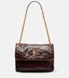 Saint Laurent Niki Medium Leather Shoulder Bag In Burgundy