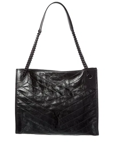 Saint Laurent Niki Medium Leather Tote