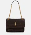 Saint Laurent Niki Medium Raffia Shoulder Bag