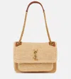 Saint Laurent Niki Medium Raffia Shoulder Bag