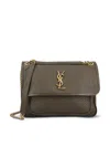 Saint Laurent Shoulder Bags In Light Musk