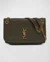 Saint Laurent Niki Medium Ysl Leather Shoulder Bag In Light Musk