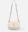 Saint Laurent Niki Mini Leather Shoulder Bag In White