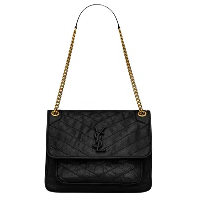 Pre-owned Saint Laurent Niki Mongram Bag 'black'