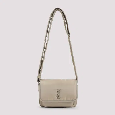 Saint Laurent Niki S Shoulder Bag In Gray