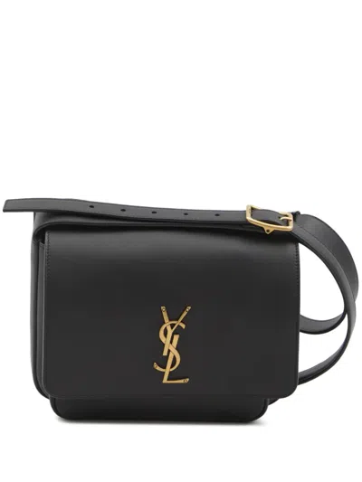 Saint Laurent Niki Saddle Bag In Black