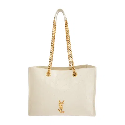 Pre-owned Saint Laurent Niki Shopping Bag 'crema Soft' | White | Women's Size Onesize