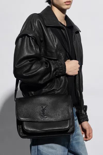 Saint Laurent ‘niki' Shoulder Bag In Black