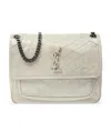 Saint Laurent Niki Shoulder Bag In White
