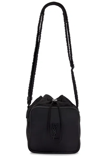 Saint Laurent Niki Small Bucket Bag In Nero