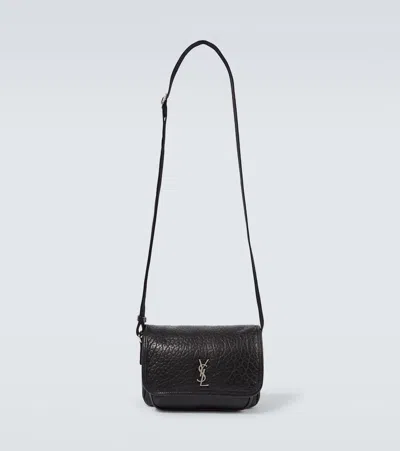 Saint Laurent Niki Small Leather Messenger Bag In Pink