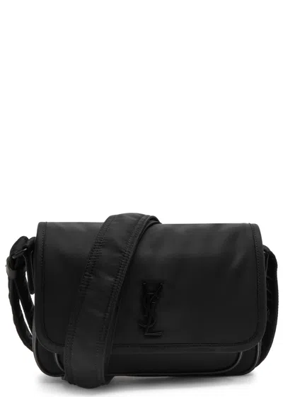 Saint Laurent Niki Small Nylon Cross-body Bag In Black