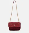 Saint Laurent Niki Small Raffia-effect Shoulder Bag
