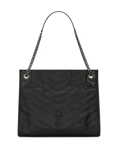 Saint Laurent Niki Tote Bag In Black