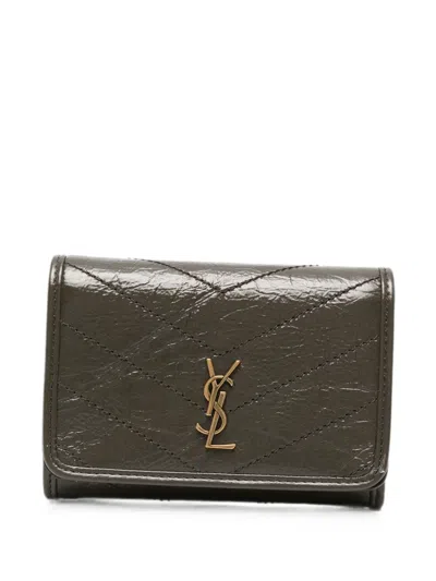 Saint Laurent Niki Wallet In Brown