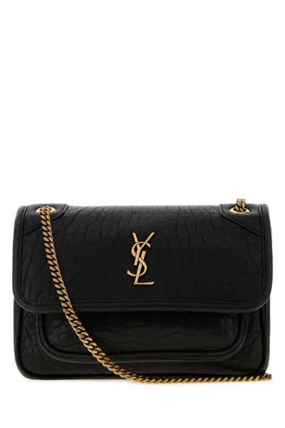Saint Laurent ? No-black? Removed. Mini Niki Leather Crossbody Bag With Golden Hardware In Red