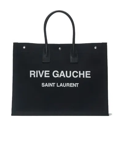 Saint Laurent Noe Rive Gauche Tote In Black