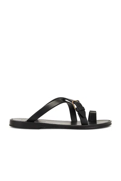 Saint Laurent Nomade Sandal In Nero