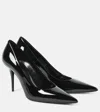 Saint Laurent Norma Patent Leather Pumps In Schwarz