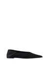 Saint Laurent Carolyn Nappa Ballerina Flats Women In Black
