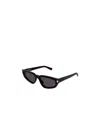 Saint Laurent Nova Oval-frame Sunglasses In Black