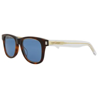 Saint Laurent Novelty Unisex Sunglasses In Brown