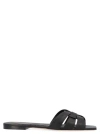 Saint Laurent Paris Women Tribute Mules In Smooth Leather