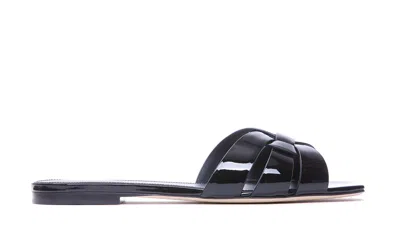 Saint Laurent Nu Pieds 05 Tribute Sandals In Black