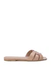Saint Laurent Women's Nu Pieds 05 Vit Ver Soft Sl Sa Sandal