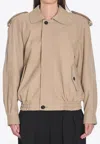 Saint Laurent Nubuck Bomber Jacket