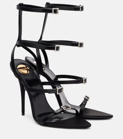 Saint Laurent Nuit 110 Sandals In Black