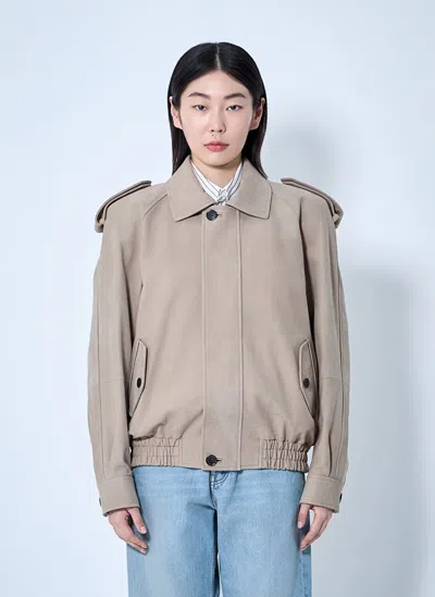 SAINT LAURENT NUMBUCK BOMBER JACKET