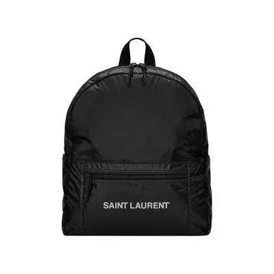 Pre-owned Saint Laurent Nuxx Backpack 'silver Black' | Men's Size Onesize