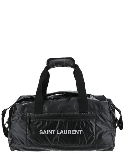 Saint Laurent Nuxx Duffle Bag In Black