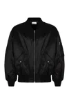 Saint Laurent Bomber Boule Oversiz In Black