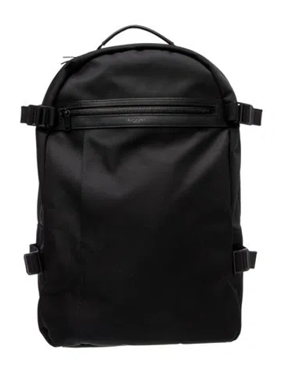 Pre-owned Saint Laurent Nylon City Trekking Backpack In Black