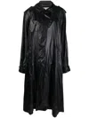 Saint Laurent Shoulder-pad Oversized Trench Coat